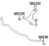 SUBAR 20204XA00B Control Arm-/Trailing Arm Bush